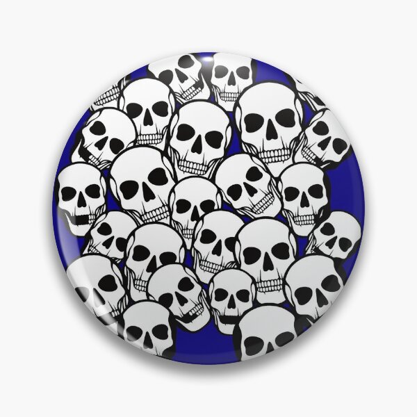 Item preview, Many black skulls designed and sold by Iuliia Nerd.