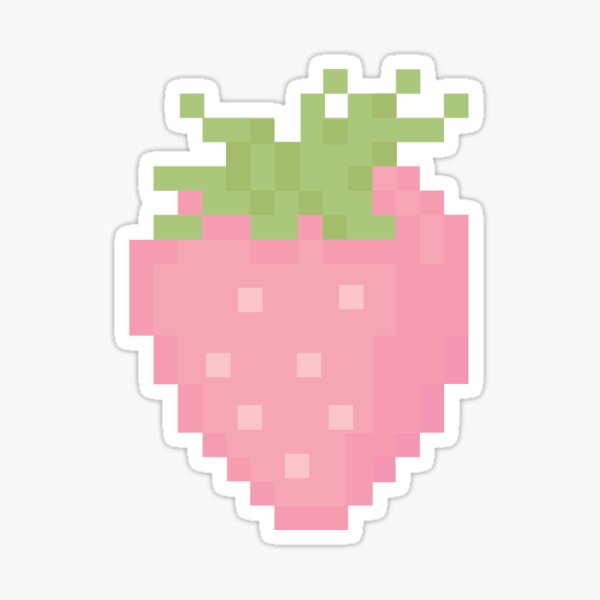 Item preview, Pink Pixel Strawberry designed and sold by redteashop.
