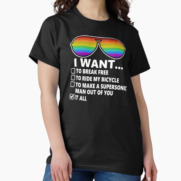 Item preview, Funny Music lover Gift Bicycle Costume I Want It All designed and sold by The1Tee.