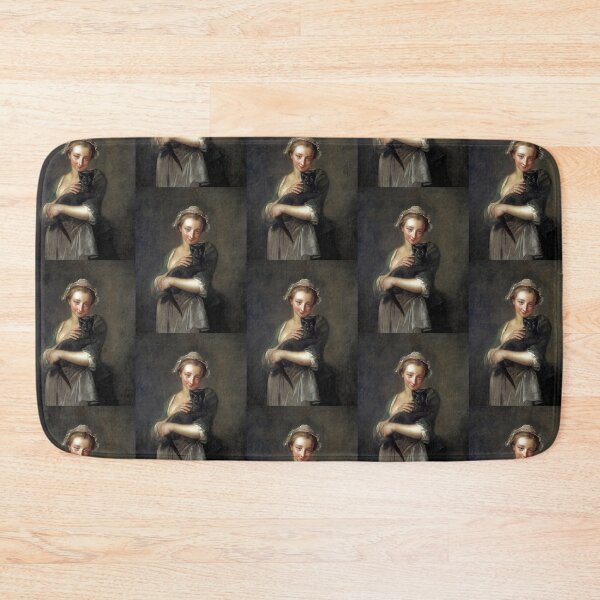 Item preview, Black Cat good luck Cats feline lovers cat with vintage girl designed and sold by Coolstuff4you71.