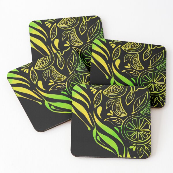 Item preview, Cute green lemon, lemon pattern designed and sold by PAINTORS.