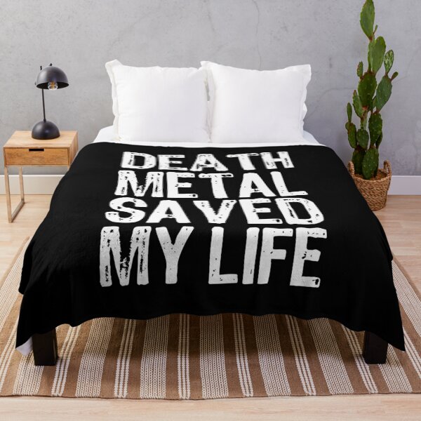 Item preview, Death Metal Saved My Life designed and sold by The "I Love Everything" Shop.