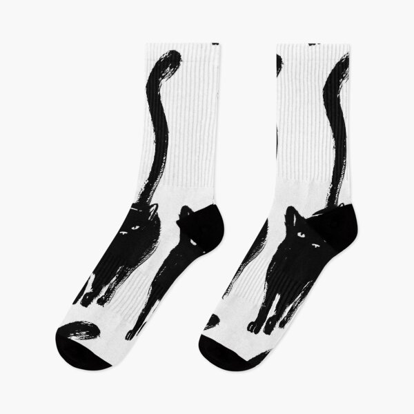 Item preview, Black Cat good luck Cats feline lovers cat big tail designed and sold by Coolstuff4you71.