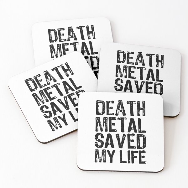 Item preview, Death Metal Saved My Life designed and sold by The "I Love Everything" Shop.