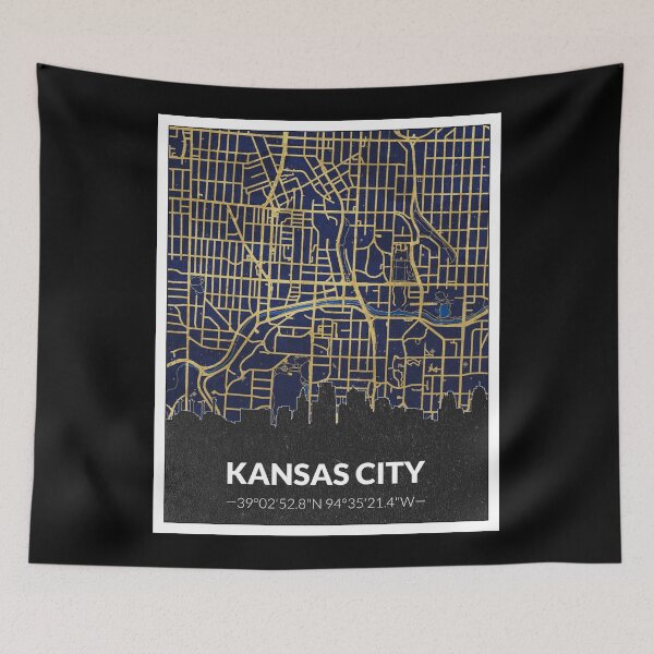 Item preview, Kansas City Starry Night Skyline designed and sold by kelbyredux.