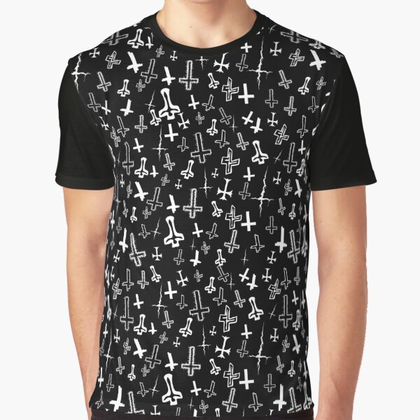 Item preview, White Satanic Inverted Crosses designed and sold by alt-dark.