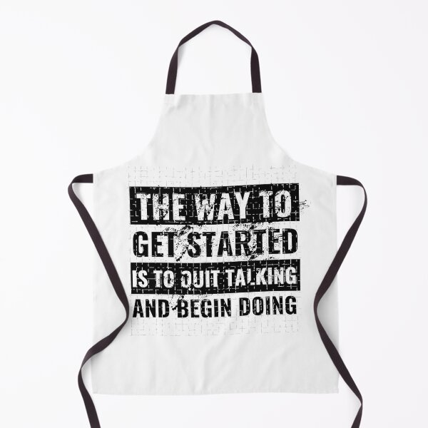 Item preview, The way to get started is to quit talking and begin doing - motivational quotes designed and sold by youngdstag.