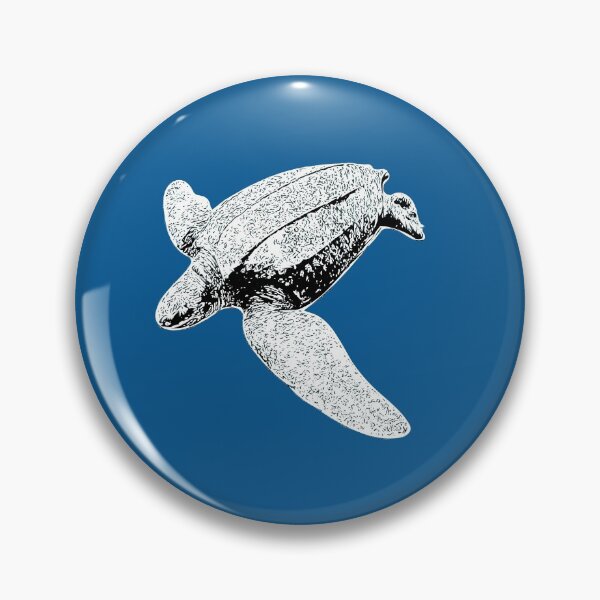 Item preview, Leatherback Sea Turtle White/Black Print designed and sold by designsasstultd.