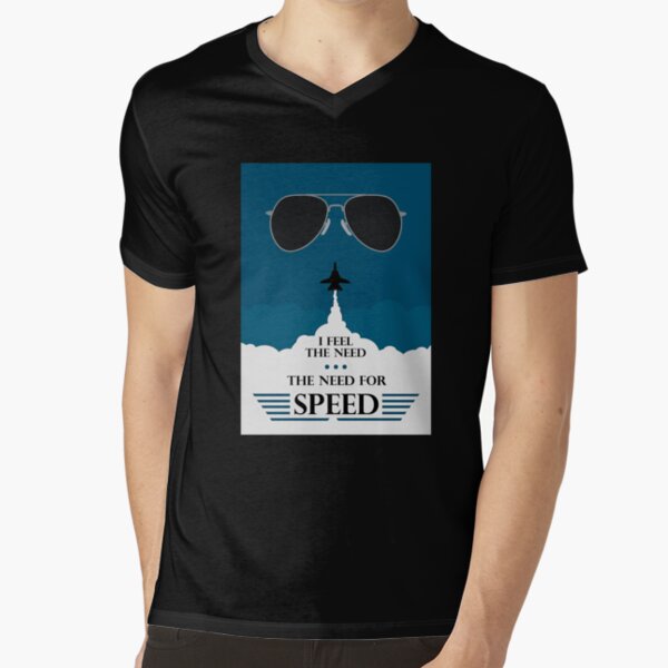 Top Gun Movie Quote I Feel The Need The Need For Speed Men's Raglan T  Shirt