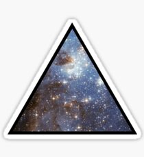 Pegatina Triángulo azul de la galaxia