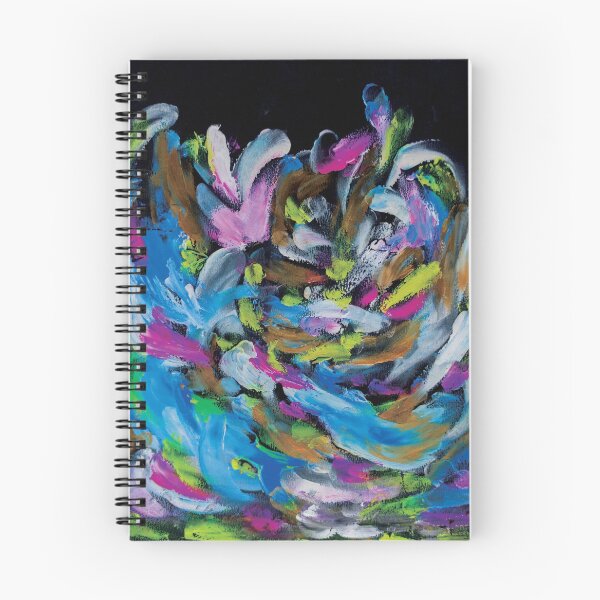 Item preview, Dancing Waves, abstract painting designed and sold by pineappledizajn.
