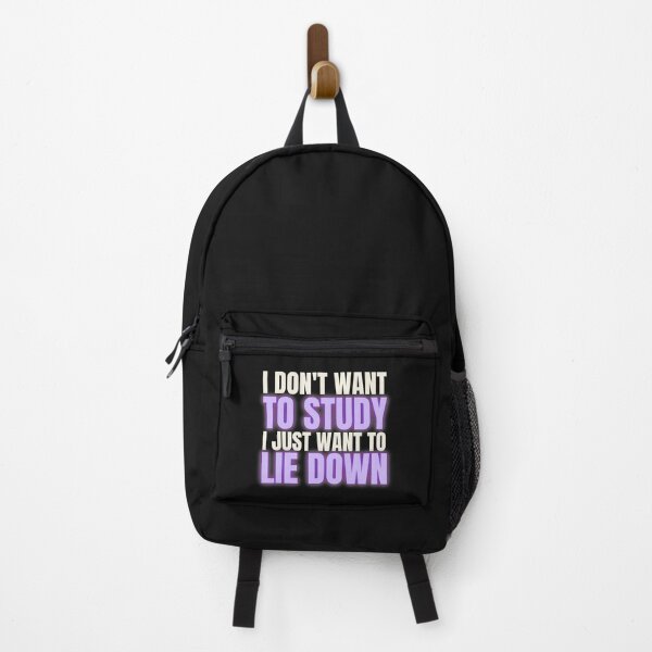 Item preview, I DON'T WANT TO STUDY I JUST WANT TO LIE DOWN  designed and sold by EmotionArt.