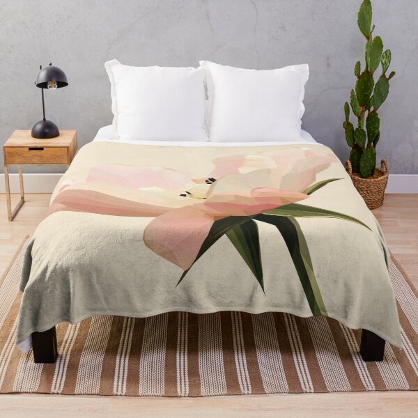 Item preview, Low Poly Peach Rose designed and sold by ErinFCampbell.