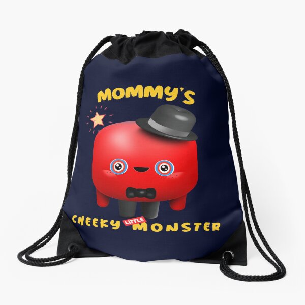 Mommy's Cheeky Little Monster - Otto Drawstring Bag