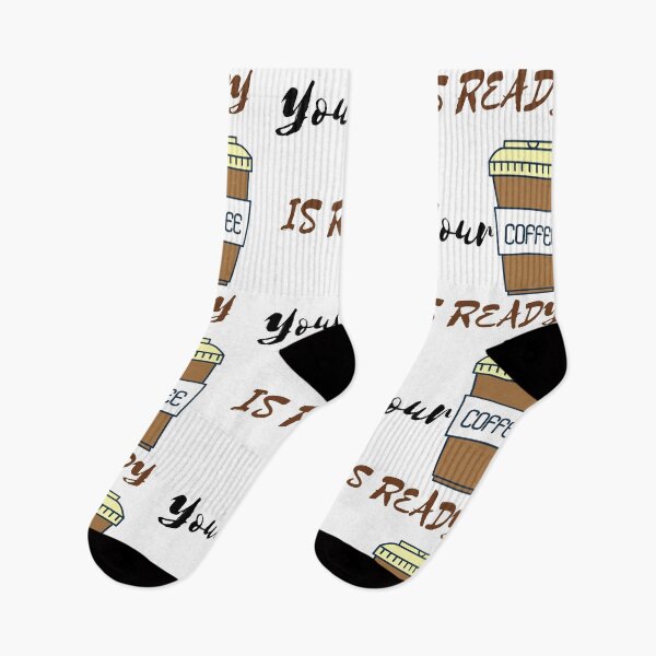 Item preview, YOUR COFFEE IS READY designed and sold by RedFlamenco.