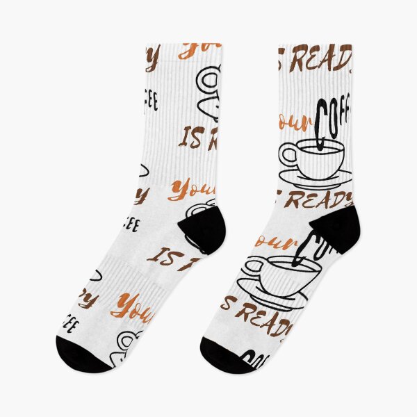 Item preview, YOUR COFFEE IS READY designed and sold by RedFlamenco.