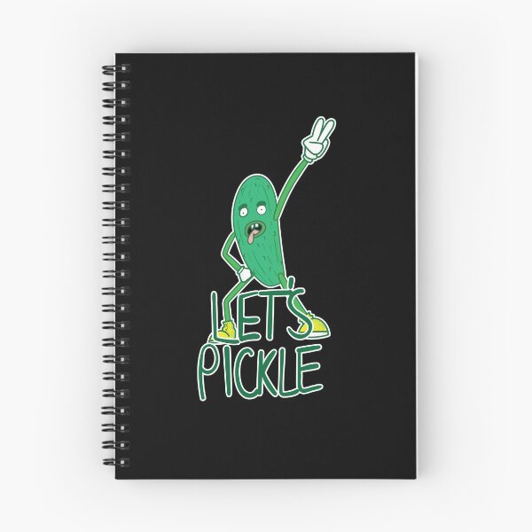 Item preview, Let's Pickle - Rock Out Pickle Man in Blue designed and sold by Vincent White.