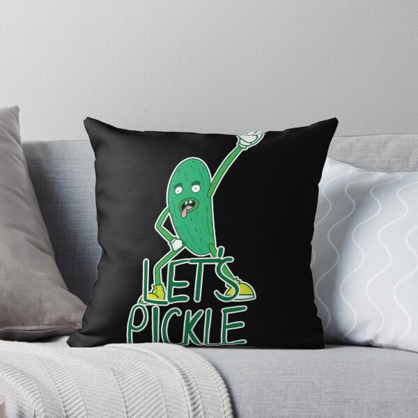 Item preview, Let's Pickle - Rock Out Pickle Man in Blue designed and sold by Vincent White.