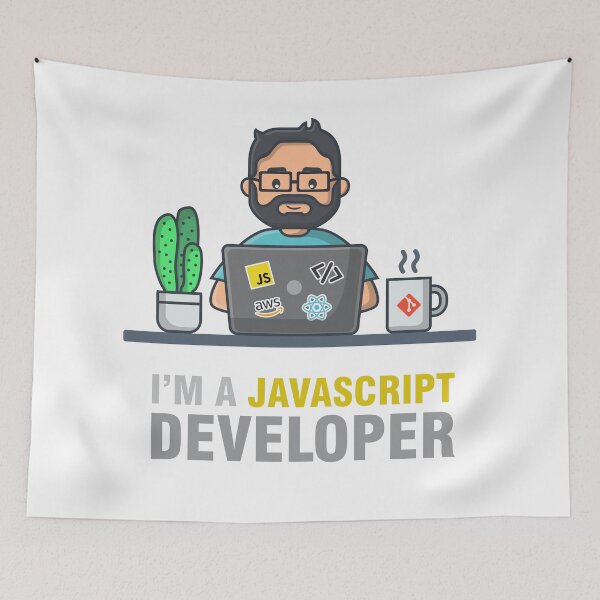 Item preview, I'm a Javascript Developer (Light) designed and sold by Devshirt.