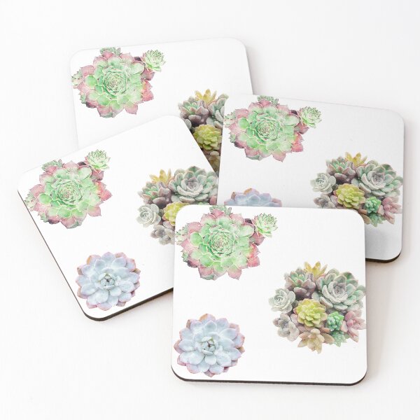 Item preview, Pack of 3 Watercolor Succulent designed and sold by panattar.