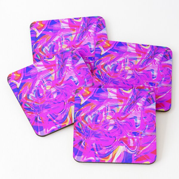 Item preview, Pink n Purple Flow Abstract Pattern  designed and sold by LiamOLC.