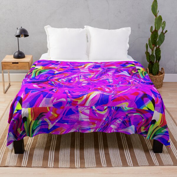 Item preview, Pink n Purple Flow Abstract Pattern  designed and sold by LiamOLC.