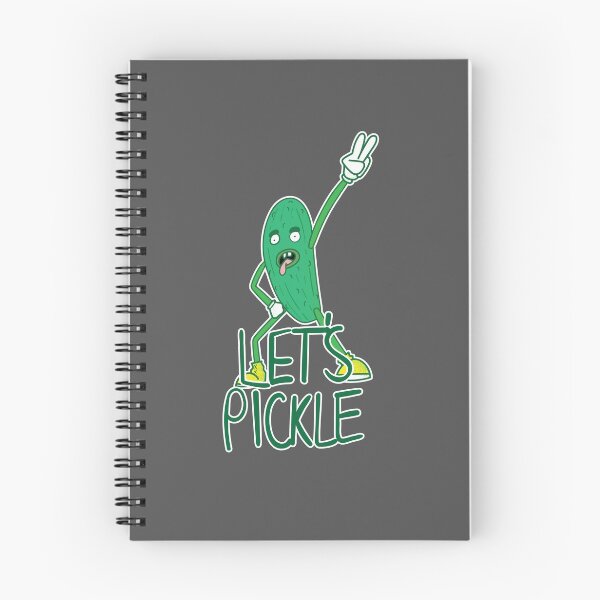Item preview, Let's Pickle - Rock Out Pickle Man in Grey designed and sold by Vincent White.