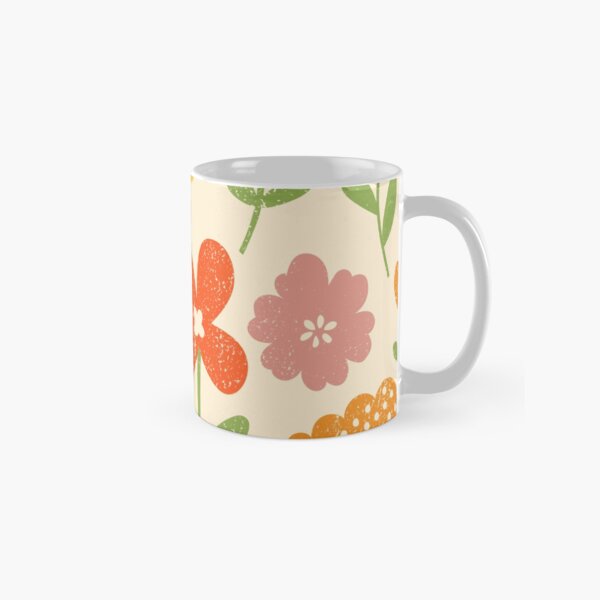 Bold summer floral pattern Classic Mug