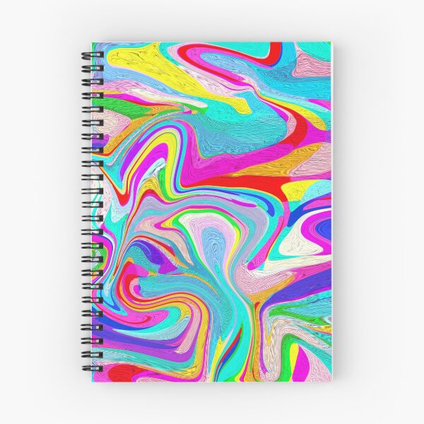 Aperçu de l'œuvre Motif abstrait original de flux de couleurs créée et vendue par LiamOLC.