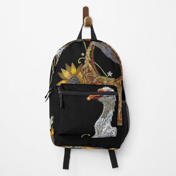 Item preview, Goose In A Wicker Basket With Sunflowers  designed and sold by manidala.