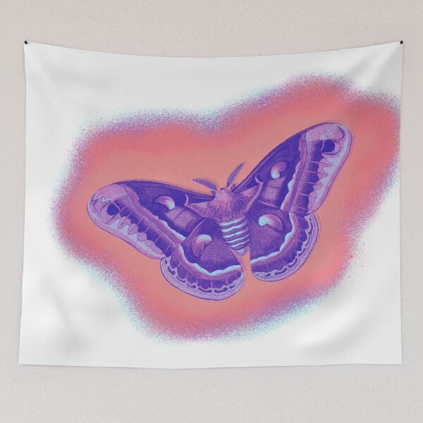 Item preview, Psychedelic Cecropia Moth designed and sold by garfbooks.