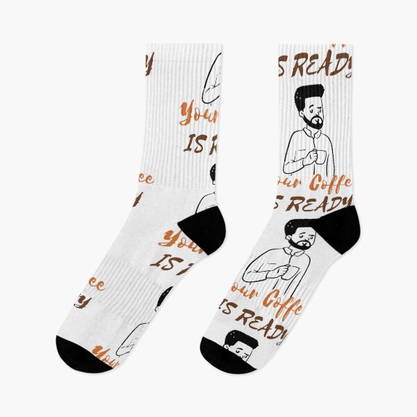 Item preview, YOUR COFFEE IS READY designed and sold by RedFlamenco.