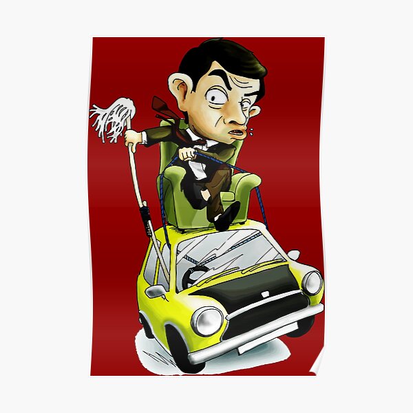 Posters Sur Le Theme Mr Bean Cartoon Redbubble