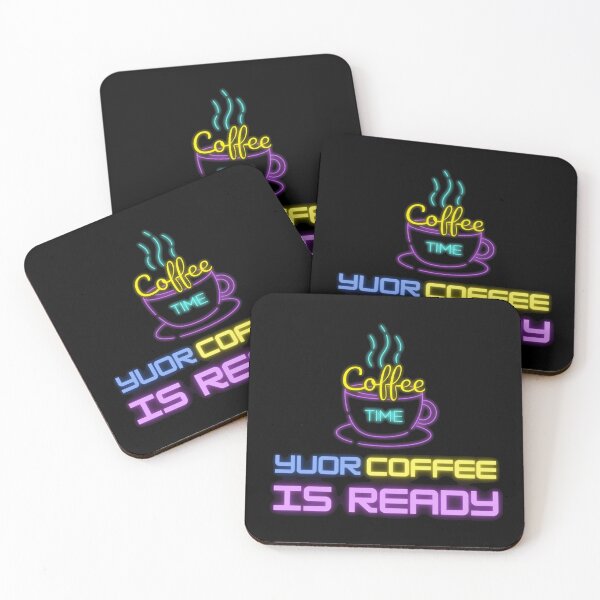 Item preview, YOUR COFFEE IS READY designed and sold by RedFlamenco.