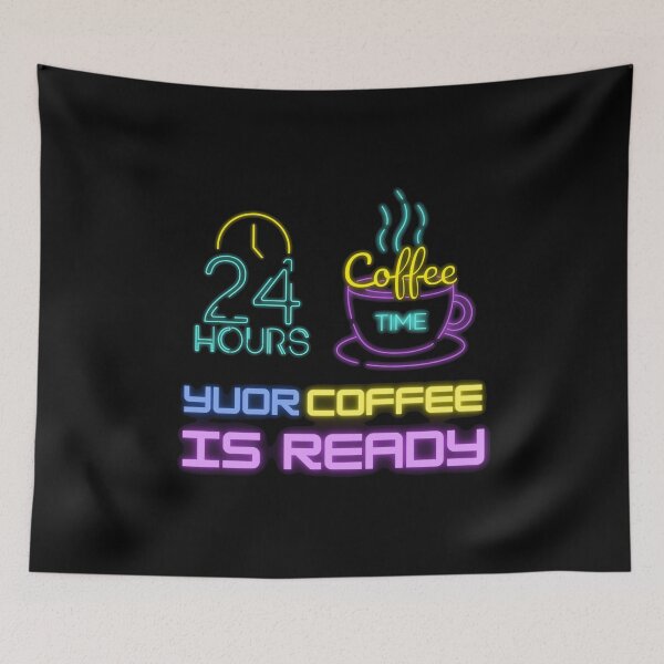 Item preview, YOUR COFFEE IS READY designed and sold by RedFlamenco.