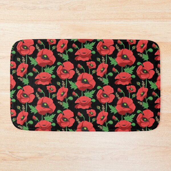 Item preview, Red Poppies - Cute Floral Vintage Poppy Flowers designed and sold by r-silver.