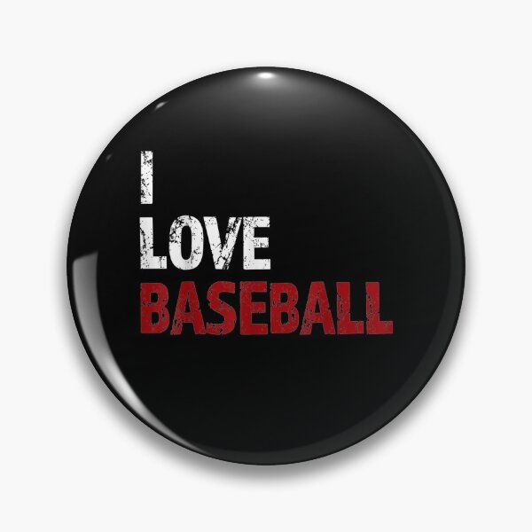 Artikelvorschau, Ich liebe Baseball Text Vintage Distressed entworfen und verkauft von manidala.