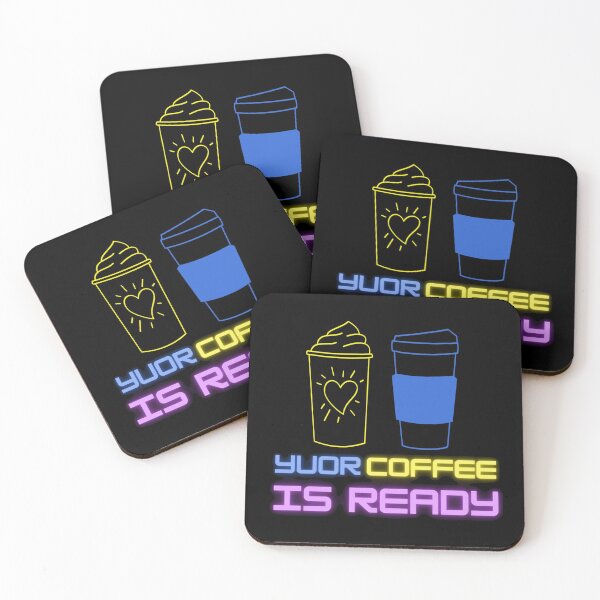 Item preview, YOUR COFFEE IS READY designed and sold by RedFlamenco.