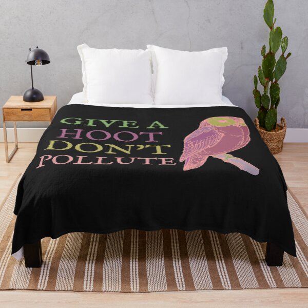 Item preview, Give A Hoot Don't Pollute Owl designed and sold by DesignsofNote.