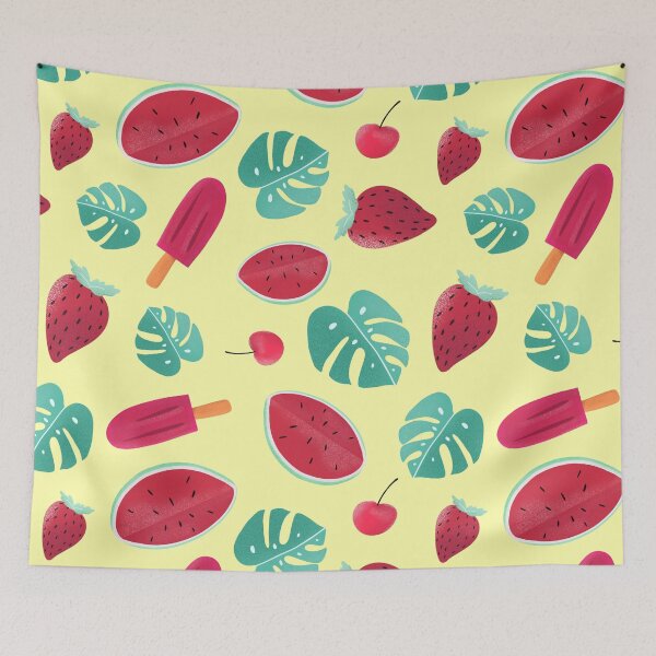 Item preview, Watermelon, strawberries and popsicles  designed and sold by BorneowithLove.