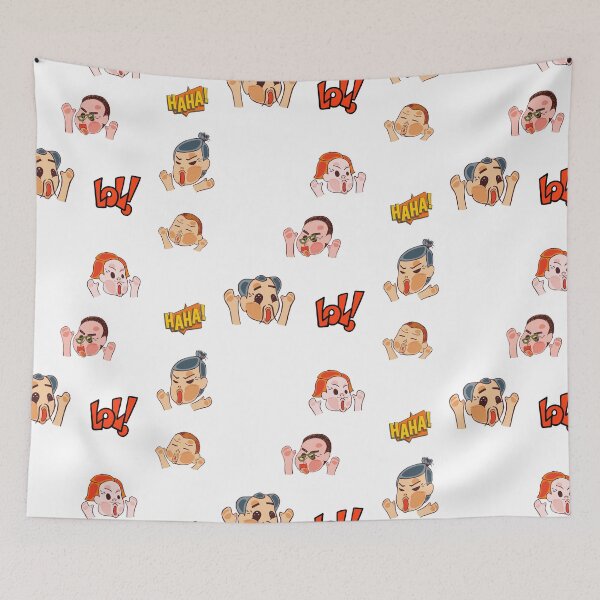 Item preview, Stick On Glass Cartoon Funny Face - Funny  designed and sold by lodarohit.