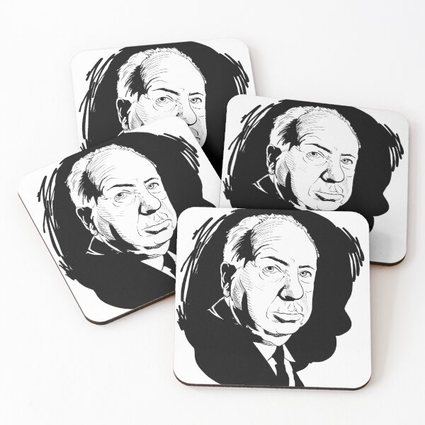 Item preview, Retrato de Alfred Hitchcock designed and sold by ameridroid.
