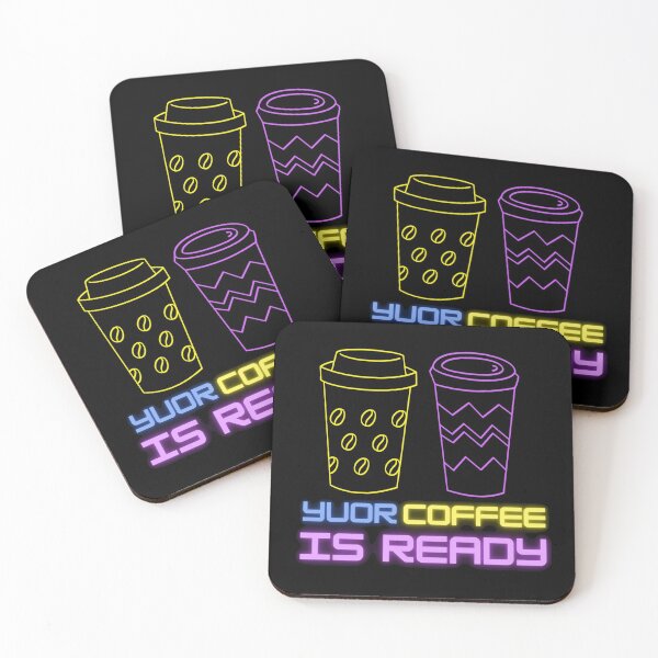 Item preview, YOUR COFFEE IS READY designed and sold by RedFlamenco.