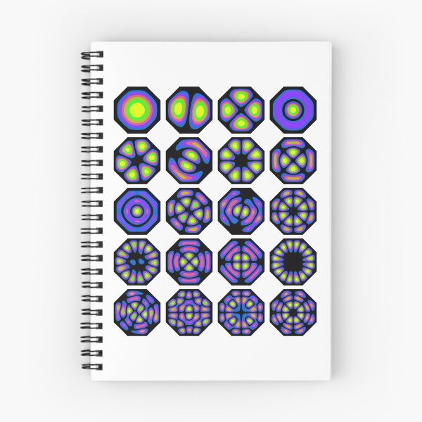 Item preview, Vibrant grid of octagons with psychedelic quantum patterns designed and sold by dhudsmith.