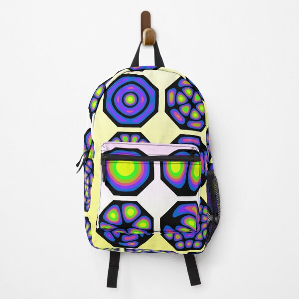 Item preview, Vibrant grid of octagons with psychedelic quantum patterns designed and sold by dhudsmith.