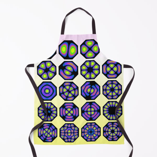 Item preview, Vibrant grid of octagons with psychedelic quantum patterns designed and sold by dhudsmith.