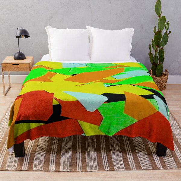 Item preview, random colourful shapes design pattern melbroune art designed and sold by TramsmashGuy.