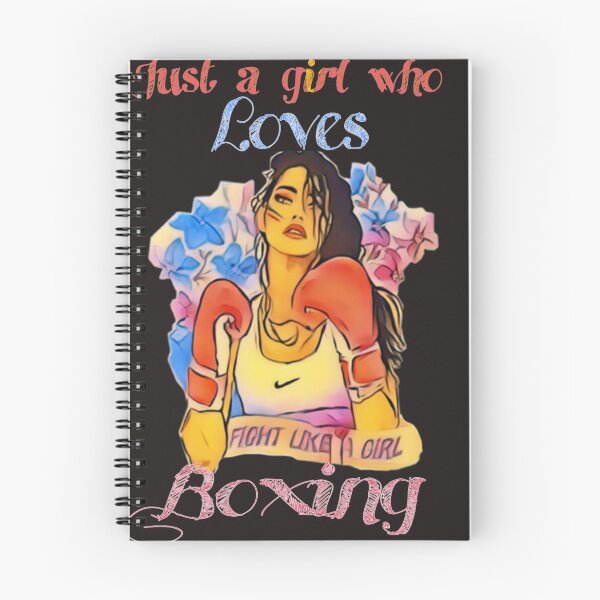 Item preview, Just a girl who loves boxing designed and sold by WEShop23.