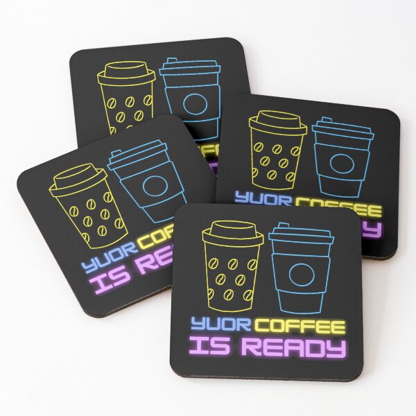 Item preview, YOUR COFFEE IS READY designed and sold by RedFlamenco.