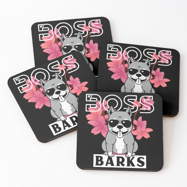 Item preview, Bulldog Boss Barks designed and sold by ProMySign.